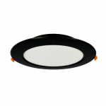 Įleidžiama LED panelė HOROZ ALEXIS, 18 W CCT 3000/4000/6500 K 1660 lm, juodos sp, &oslash;17,5 cm