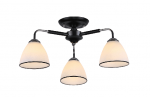 Pakabinamas &scaron;viestuvas BALTIK GAISMA K90230/3, E27, 3 x 60W, juodos sp., 54 x 24,5 cm