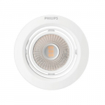 Įleidžiamas LED &scaron;viestuvas PHILIPS POMERON SCENE SWITCH, 5 W, 4000 K, 350 lm, dimeriuojamas &Oslash;9 cm