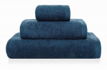 Vonios rank&scaron;luostis SOREMA NEW PLUS DARK DENIM, t.mėlynos sp., 50 x 100 cm, 100% medvilnės, 580 g/m2
