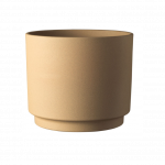 Keraminis vazonas OSLO, gelsvos sp., 16 x 13 cm