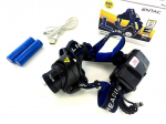 Pakraunamas galvos LED žibintas ENTAC, 10 W, 830 lm, IP44, USB jungtis