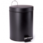 &Scaron;iuk&scaron;lių dėžė MSV, su pedalu, juodos sp., 5 l