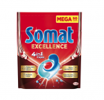 Indaplovių kapsulės SOMAT Excellence 4in1, 50 vnt