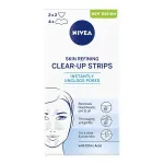 Valomieji pleistrai nuo juodųjų ta&scaron;kelių Nivea Skin Refining Clear-Up Strips, 6 vnt.