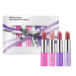 Lūpų dažų rinkinys Clinique Pop Longwear Lipstick (Nude Pop, Blush Pop, Fig Pop, Plum Pop), 4 x 3,8 g