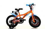 Vaiki&scaron;kas dviratis Dino Bikes Hot Wheels, 16", oranžinis
