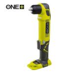 Akumuliatorinis kampinis gręžtuvas RYOBI ONE+ RAD1801M, 18 V, 18 Nm, be akumuliatoriaus