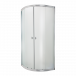 Du&scaron;o kabina Invena Marbella, pusapvalė, be padėklo, 90 cm x 90 cm x 180 cm