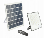 LED prožektorius GTV BRAVOS įkraunamas saulės energija, IP65, 200W, 6400K, 2000lm, 120&deg;, su pultu