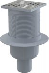 Trapas ALCAPLAST APV32, su NP grot., 105 x 105 mm, DN50, vertikalus