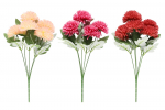 Dirbtinių gėlių puok&scaron;tė 4LIVING Chrysanthemum, 3 spalvos, 33 cm