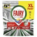 Automatinių indaplovių kapsulės FAIRY Platinum+ Lemon, 54 vnt.
