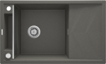 Deante granitinė virtuvinė plautuvė su magnetais Deante Magnetic ZRM T113, Anthracite