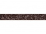 Plytelių apvadas TANAKA BROWN FLOWER BORDER, 5 x 35 cm