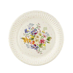 Vienkartinės lėk&scaron;tės  ILAJA FLOWER, &oslash;18 cm, 8 vnt