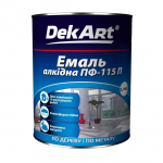Universalūs emaliniai dažai DEKART PF-115P, raudonos sp., 2,8 kg