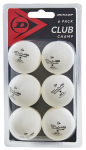 Stalo teniso kamuoliukai Dunlop CLUB CHAMP, 6vnt
