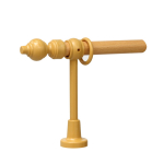 Karnizo komplektas STANDART, plastikinis, medžio imitacija, buko sp., &Oslash; 28 mm, 2 m