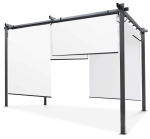 Pavėsinė Pergola SPRINT PLUS 290x395 cm, Anthracite/White