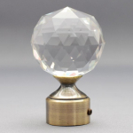 Karnizo užbaigimas CRYSTAL, &scaron;v. send. aukso sp., &Oslash;19 mm, 2 vnt.