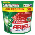Skalbimo kapsulės ARIEL Extra Stain Removal, 38 vnt.