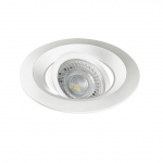 Įleidžiamas &scaron;viestuvas KANLUX COLIE DTO-W, 12 V, 10 W, GU5.3, apvalios f., baltos sp.