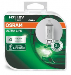 Automobilinės lemputės OSRAM Ultra Life, H7, PX26d, 55 W, 2 vnt.