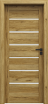 Vidaus durų varčia Verte Home, Katanijos ąžuolo sp., mat., 844 x 2030 x 40 mm, de&scaron;inė