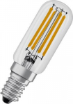 &Scaron;aldytuvo/gartraukio LED lemputė OSRAM T26 55, E14, 4,9W, 2700K, 230V, 730lm, filamentinė, skaidri