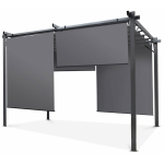 Pavėsinė Pergola SPRINT PLUS 290x395 cm, Anthracite/Grey