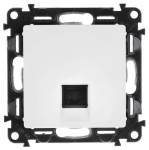 Kompiuterio lizdas be rėmelio VALENA LIFE, 1 x RJ45, baltos sp.