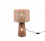 Stalinis &scaron;viestuvas REALITY Straw, 2 x E27, max 10W, 40W, rudos sp., &oslash;24 x 40 cm