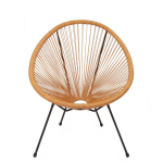 Pinta kėdė EGGO, smėlio sp. 72 x 77 x 83 cm