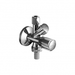 Kombinuotas ventilis SCHELL, 1/2"x 3/8"x3/4"