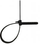 Kai&scaron;tis su daugkartiniu užtraukiamu dirželiu BALTPLAST, &Oslash;6x200mm/20 vnt., pilkos sp.