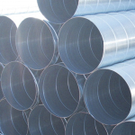 Cinkuotos skardos ortakis SD80, DN80, 3 m