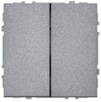 Jungiklis be rėmelio MODERN, 2 klavi&scaron;ų, juodos matinės sp.