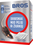 Dribsniai nuo pelių ir žiurkių BROS, 50g
