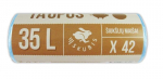 &Scaron;iuk&scaron;lių mai&scaron;ai SKUBIS MaxEco, mėlynos sp., 6 mikr., 35 l, 42 vnt.