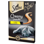 Kreminis skanėstas katėms SHEBA, su vi&scaron;tiena, 4 x 12 g