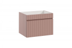 Vonios spintelė COMAD ICONIC ROSE 82-60-E-1S, rožinė