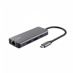 Adapteris TRUST USB-C DALYX 6-IN-1/24968
