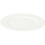 Porcelianinė pietų lėk&scaron;tė BONE RIBBED, baltos sp., 27 cm