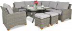 Lauko baldų komplektas TOLEDO DINING, Grey