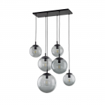 Pakabinamas &scaron;viestuvas TK LIGHTING ESME GRAPHITE 6, 6xE27 15W LED