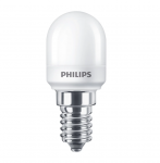 &Scaron;aldytuvų ir &scaron;aldiklių LED lemputė PHILIPS, E14, T25, 1,7 W (=15W), 2700K, 150 lm, matinė
