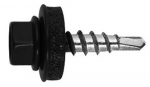 Stoginiai savisriegiai, ZN su tarpine, 4,8 x 19 mm, RAL 8004, 250 vnt.