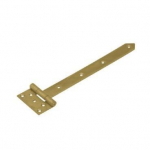Vartų lankstas ZB300, 300 x 45 x 90 x 3,0 mm, universalus, geltonai cinkuotas
