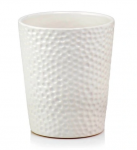 Keraminis orchidėjų vazonas BARCELONA, baltos sp., 13 x 15 cm